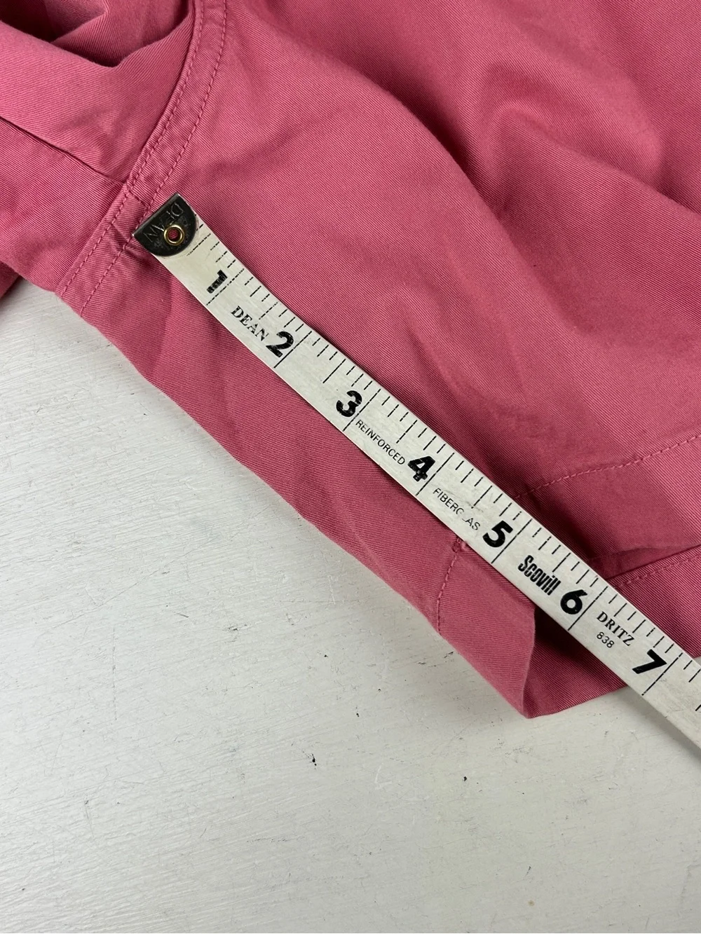J Crew Mr Porter Chino Shorts Mens 2XL Salmon Pink Blend Beach Cotton